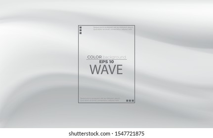 White liquid background abstract with soft waves fluid. cool gradient shapes composition, for gift card,  Poster on wall poster template,  landing page, ui, ux ,coverbook,  baner, social media posted.