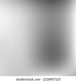 Textura Blanca Borrosa Metálica Vacía Líquida Blanca. Fondo de color gris oscuro oscuro y color de agua monocromo. Malla digital de gradiente de vectores mínimos negros. Fondo de degradado de moda suave de aluminio plateado.