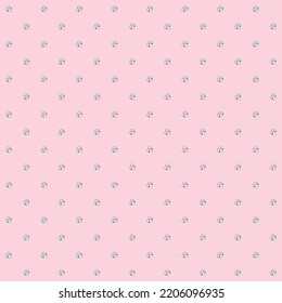 white little flower pattern vector illustration Seamless pattern pink background design wallpaper