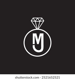 Design de logotipo branco. É um design de logotipo vetorial para empresa de joias e marca