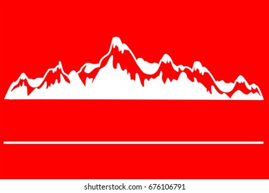 White Logo of Swiss Mountains.