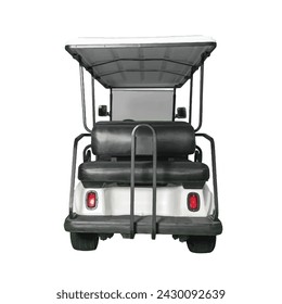 white long club car back view