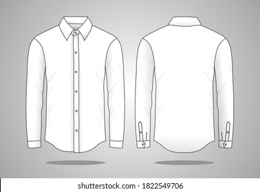 2,389 Long sleeve polo shirt template Images, Stock Photos & Vectors ...