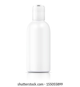 White Lotion Bottle Template.