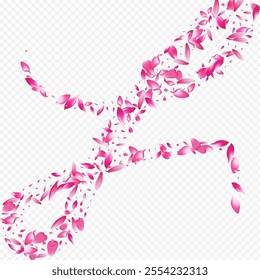 White Lotus Vector Transparent Background. Heart Isolated Cover. Blooming Valentine Template. Tree Fresh Texture. Red Flower Free Banner.