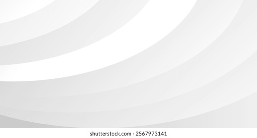 white luxury abstract background with soft beautiful wavy shapes best for flyer, banner, poster, brochure
