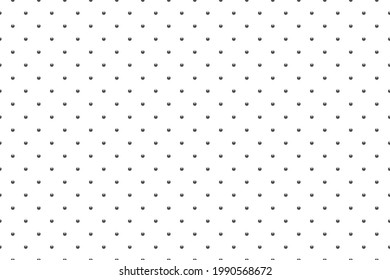 White luxury background with black beads. Seamless vector illustration. 