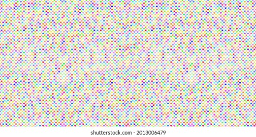 White luxury background with colorful beads. Vector illustration.
