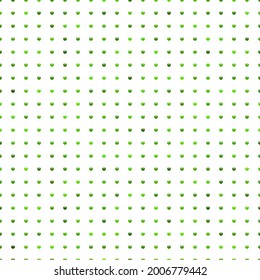 White luxury background with green beads. Seamless vector illustration.