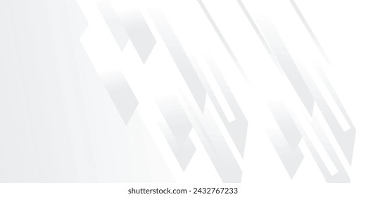 White luxury background with grey shadow diagonal stripes. Light elegant dynamic abstract BG. Trendy geometric neumorphism. Universal minimal 3d sale modern backdrop.