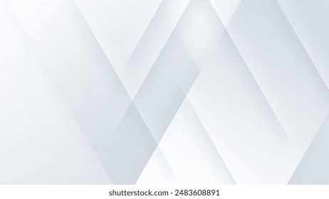 White luxury background with grey shadow diagonal stripes. Light elegant dynamic abstract BG. Trendy geometric neumorphism. Universal minimal 3d sale modern backdrop. Amazing deluxe business template