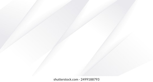 White luxury background with grey shadow diagonal stripes. Light elegant dynamic abstract BG. Trendy geometric neumorphism. Universal minimal 3d sale modern backdrop.