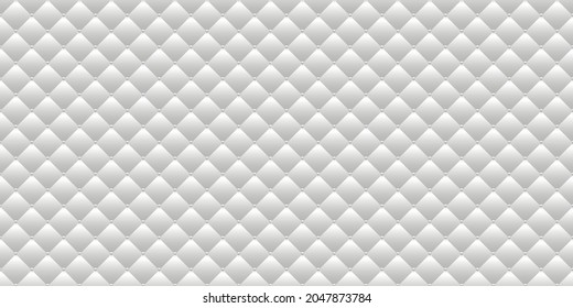 White luxury background with pearls and rhombuses. Vector illustration. 