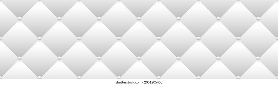 White luxury background with pearls and rhombuses. Vector illustration. 