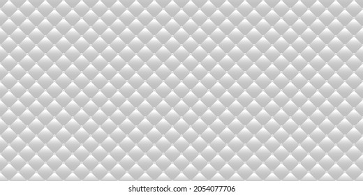 White luxury background with pearls and rhombuses. Vector illustration. 