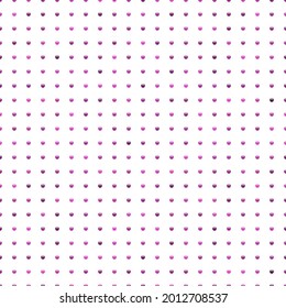 White luxury background with pink and purple beads. Seamless vector illustration. 