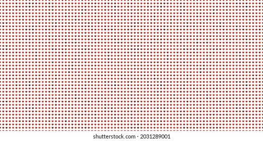 White luxury background with red  beads. Seamless vector illustration.