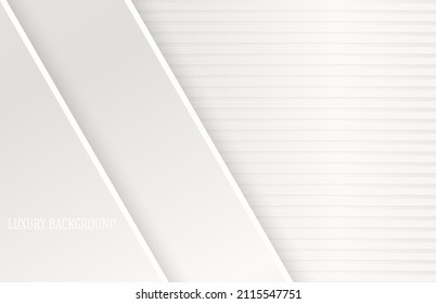 White luxury background. Vector illustration.