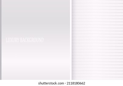 White luxury background. Vector illustration.