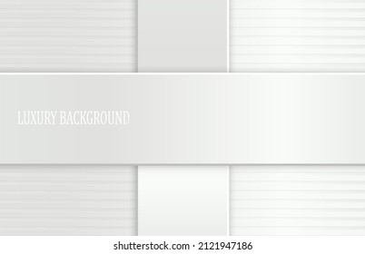 White luxury background. Vector illustration.