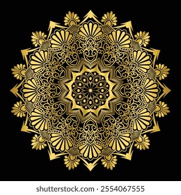 White Mandala can be used in Background of wall art
