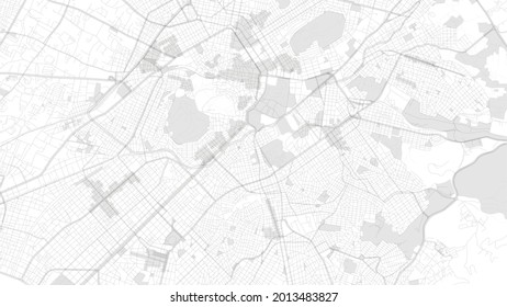 White map city Athens Greeece