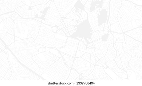 white map city campinas. digital art background