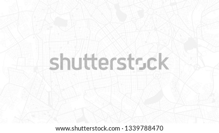 white map city goania. digital art background