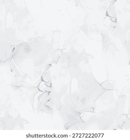 White Marble Floor Texture. Grey Alcohol Ink Repeat. Light Marble Background. Light Seamless Watercolor. Grey Rock Stone. Light Vector Splash. Modern Abstract Painting. White Water Color Background.