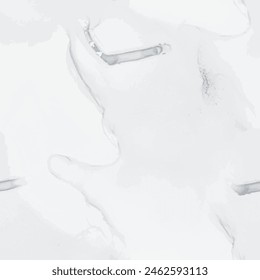 White Marble Floor Texture. Light Water Color Repeat. White Seamless Watercolor. Grey Alcohol Ink Background. Vector Abstract Template. Light Marble Background. Grey Tile Wall. Light Vector Texture.