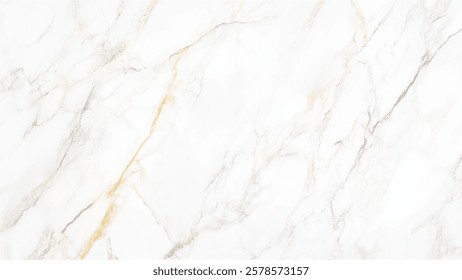 white marble stone table on white background. Gold and white marble texture, golden and bright stone 