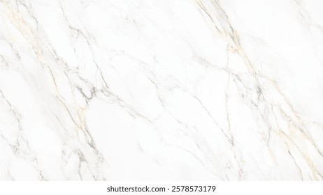 white marble stone table on white background. Gold and white marble texture, golden and bright stone 