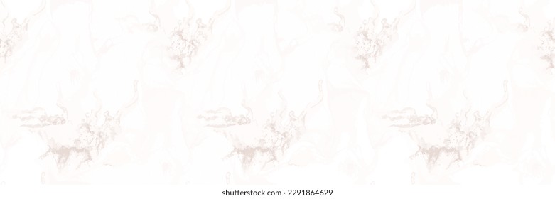 White Marble Texture. Beige Pale Paint. Light Marble Watercolor. White Seamless Background. Beige Water Color Splash Floor. Light Alcohol Ink Background. Pale Vector Grunge. Vector Seamless Painting