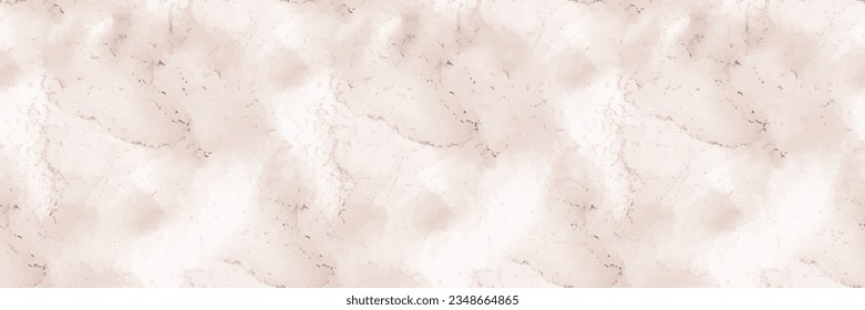 White Marble Texture. Beige Pale Wall. Light Marble Background. White Abstract Watercolor. Beige Water Color Repeat Stone. Light Alcohol Ink Watercolor. Pale Vector Grunge. Modern Seamless Template