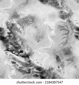 White Marble Texture. Gray Alcohol Ink Splash. Grey Vector Pattern. Light Marble Watercolor Paint. Vector Abstract Painting. White Water Color Background. Gray Seamless Art Background. Grey Rock Slate