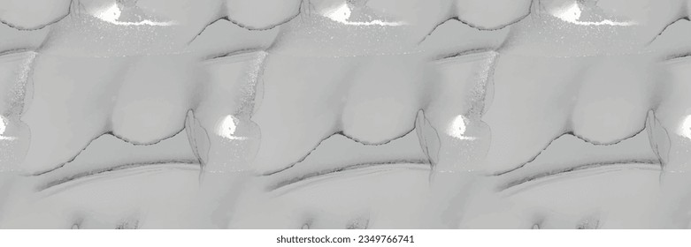 White Marble Texture. Grey Marble Watercolor. Grey Water Color Background. White Alcohol Ink Repeat Wall. Light Gradient Background. Light Tile Slate. Fluid Vector Grunge. Vector Abstract Painting.