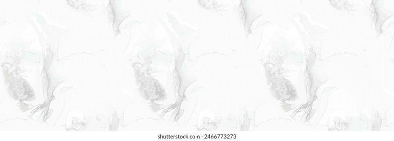 Textura de mármol blanco. Pintura moderna sin costuras. Gris Elegante Cerámica. Tinta de alcohol gris salpicadura pared. Acuarela de mármol claro. Fondo de degradado blanco. Suelo de Rock gris. Acuarela de color de agua claro.