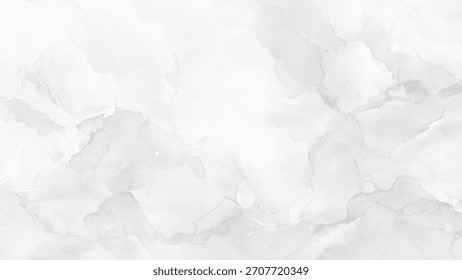 Textura de mármore branco com veias cinzentas sutis, fundo abstrato luz elegante Vetor, ilustração