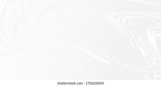 White marbled background, fluid texture. Vector illustration, EPS 10