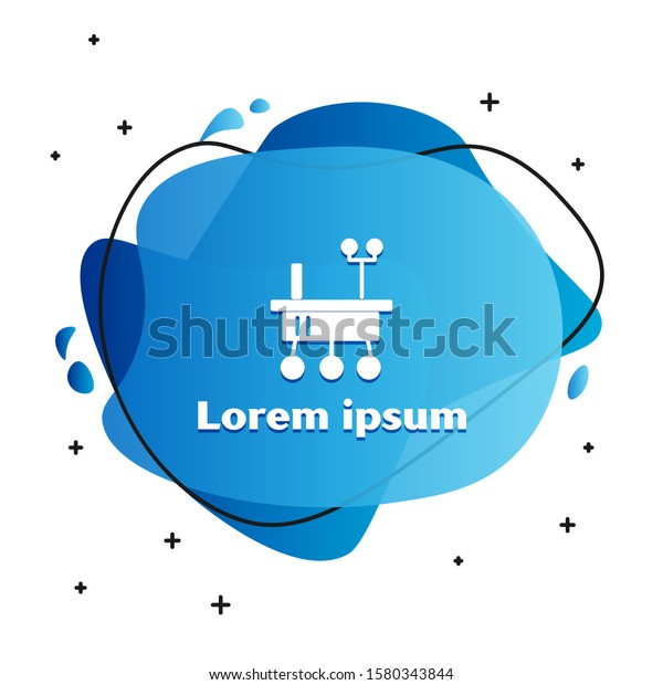 White Mars Rover Icon Isolated On Stock Vector Royalty Free 1580343844 Unpressurized rover concepts unpressurized rovers are clearly the first choice for the early manned which could utilize existing technology base, particularly for. shutterstock