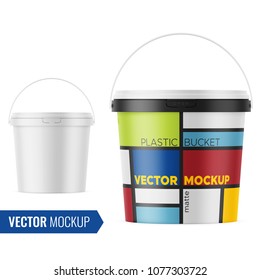 Download Plastic Bucket Mockup Hd Stock Images Shutterstock