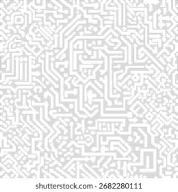 White maze abstract seamless pattern background for posters wallpapers branding packaging textile design and digital templates use
