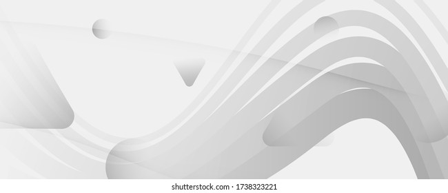 White Memphis Fluid Shapes. 3d Flow Line Brochure. Wave Technology Background. Light Geometric Magazine. Memphis Fluid Shapes. Abstract Graphic Layout. Wave Lines. Memphis Fluid Shapes.
