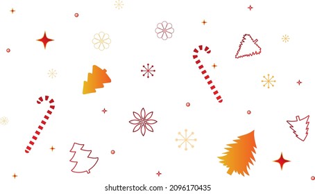 white merry christmas icon background motif vector, illustrator, eps.10