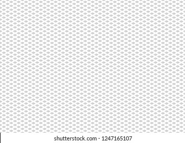 White Mesh Sport Wear Fabric Textile Pattern Seamless Background Vector Illustration