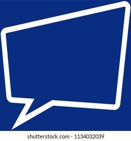White Message icon.Vector