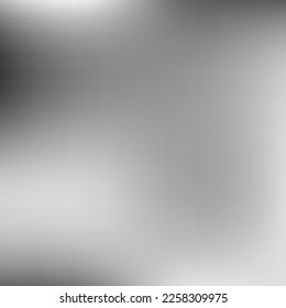 White Metallic Smooth Vector Design Picture. Digital Dark Silver Empty Gradient Mesh. Black Liquid Minimal Watercolor Blurry Wallpaper. Aluminium Trendy Grey Monochrome Gradient Backdrop.