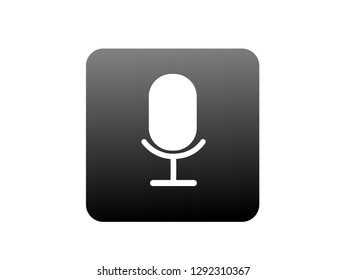 White microphone icon