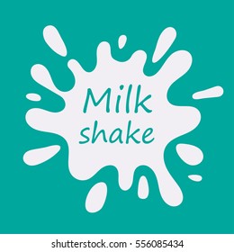 white milk splash icon