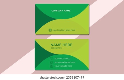 White Minimal Business Card Mock Up